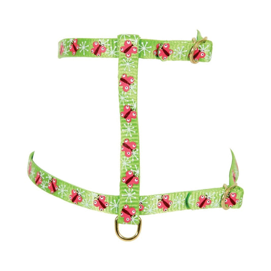 Zolux Nylon Harness For Cats Butterfly 10mm Green