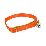 Zolux nylon orange collar with bell