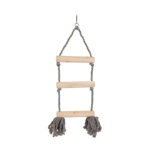 Zolux Wooden Toy for Parrots and Large Birds Ropes with 3 Wooden Branches