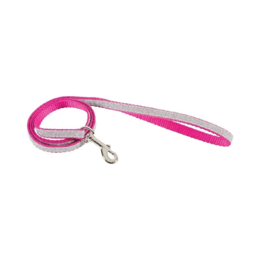 Zolux Leash, Shiny Nylon - Pink