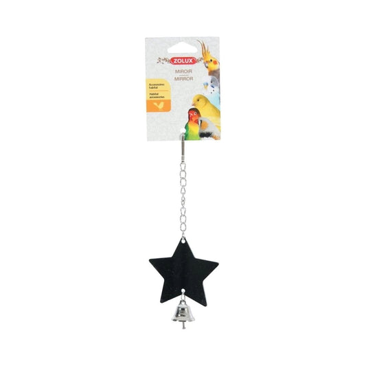 Zolux Metal Mirror Star Shape With Bell