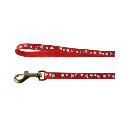 Zolux Cat Leash, Red Hearts