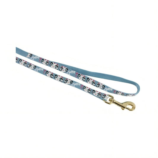 Zolux Blue Cat Leash, Cat Face