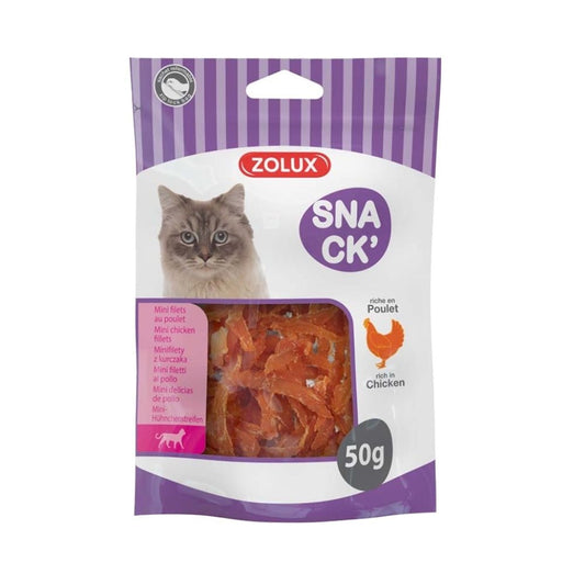 Zolux Snack Treats Chicken Fillet for Cats 50g