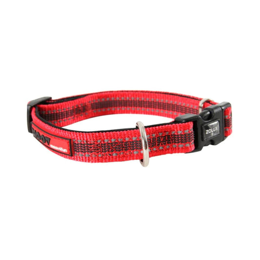 Zolux Move Adjustable Dog Collar, 20 mm, Red