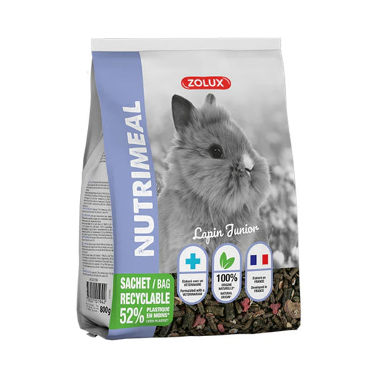 Zolux Nutrimil food for small Dutch rabbits, to 6 months