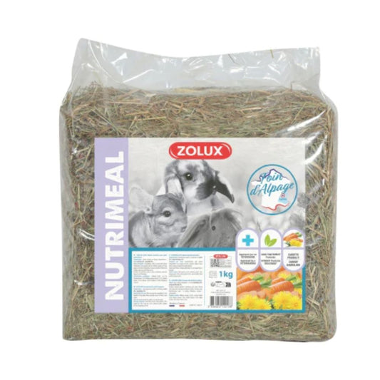 Zolux Nutrimil food for rabbits and rodents, Multiple flavors 1 kg