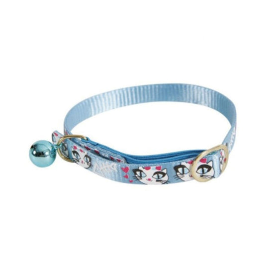 Zolux Nylon Catty Blue Collar with Bell