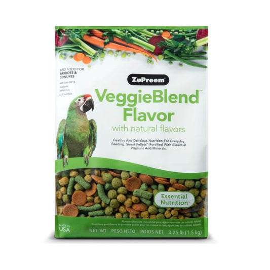 Zupreem Veggie Blend Food for Parrot and Conure