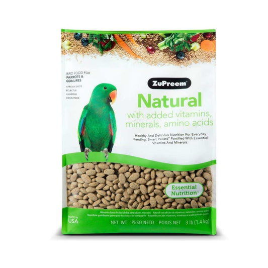 Zupreem Natural Food for medium and large birds