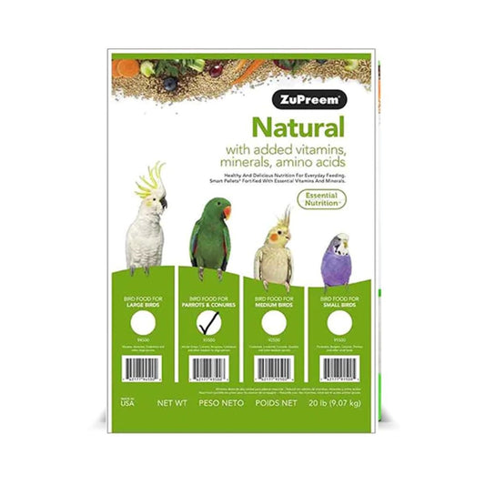 Zupreem Natural Food for medium and large birds