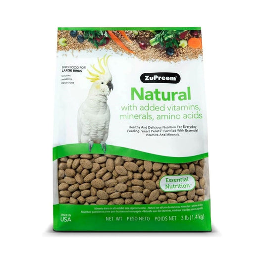 Zupreem Natural Food for large birds and parrots