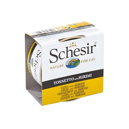 Schesir wet cat food tuna and surimi 85g