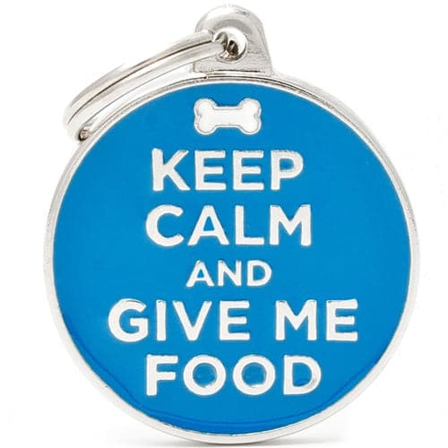 قلادة Keep Calm and Give Me Food | متجر باندا.