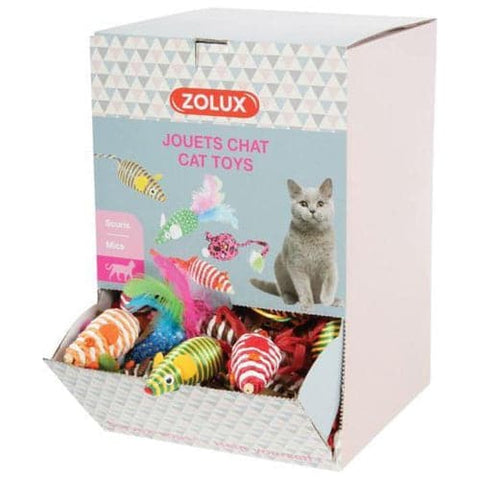 زولكس ألعاب القطط - فئران ملونة مع أجراس | متجر باندا.