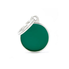 ماي فاميلي قلادة دائرية لون اخضر حجم صغير | متجر باندا.