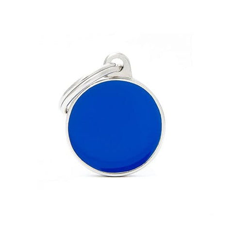 ماي فاميلي قلادة دائرية لون ازرق حجم صغير | متجر باندا.