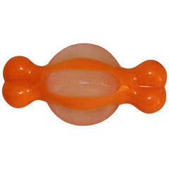 جيم دوق لعبة كلاب رائعة شكل عظمة لون برتقالي كبير | متجر باندا.