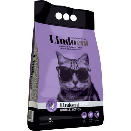 لندو كات رمل قطط لافندر دبل اكشن 5 لتر | متجر باندا.