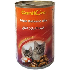 كانيفورس طعام رطب معلبات قطط خليط التوازن الثلاثي 410 جرام